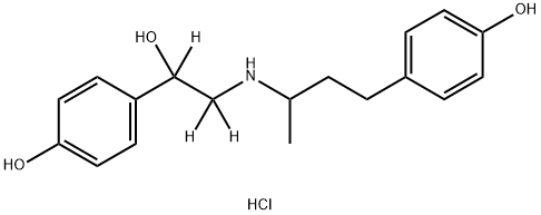 (±)-Ractopamine-d3 HCl Struktur