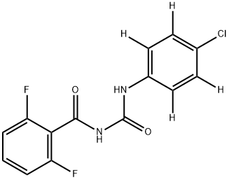 DIFLUBENZURON‐D4 Struktur