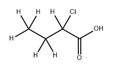 (±)-2-Chlorobutyric--d6 Acid Struktur