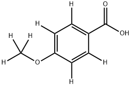 4-METHOXYBENZOIC-D7 ACID Struktur