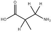 (±)‐3‐AMINO‐ISO‐BUTYRIC‐2,3,3‐D3 ACID Struktur