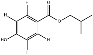 ISO‐BUTYL 4‐HYDROXYBENZOATE‐2,3,5,6‐D4 Struktur