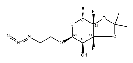 2-Azidoethyl 3,4-O-isopropylidene-α-L-fucopyranoside Struktur