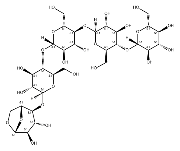 Cellopentaosan Struktur