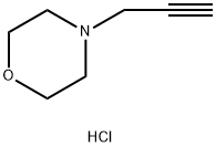 Morpholine, 4-(2-propyn-1-yl)-, hydrochloride (1:1) Struktur