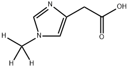 [2H3]-1-Methyl-1H-Imidazole-4-acetic acid Struktur