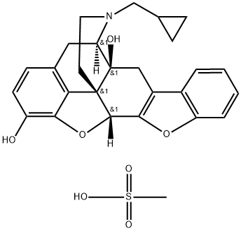 Naltriben mesylate Struktur