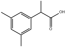 Benzeneacetic acid, α,3,5-trimethyl- Struktur