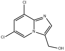 {6,8-dichloroimidazo[1,2-a]pyridin-3-yl}methanol Struktur