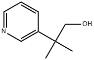 2-methyl-2-(pyridin-3-yl)propan-1-ol Struktur