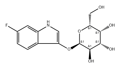 6-Fluoro-3-indolyl α-D-galactopyranoside Struktur