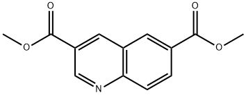 quinoline-3,6-dicarboxylic acid dimethyl ester Struktur