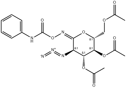 2-Azido-2-deoxy-N-[[(phenylaMino)carbonyl]oxy]-D-gluconiMidic Acid  δ-Lactone, 3,4,6-Triacetate Structure