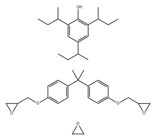 2,4,6-Tris(1-methylpropyl)phenol reaction products with 2,2'- [(1-methylethylidene)bis(4,1-phenyleneoxymethylene)]bis[oxirane],ethoxylated Struktur