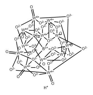 12-tungstoborate Struktur