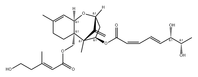 12,13-Deoxytrichoverrin Struktur