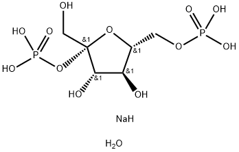 D-FRUCTOSE 2,6-DIPHOSPHATE, SODIUM SALT HYDRATE Structure