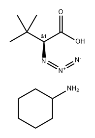 L-azido-tert-leucine CHA salt Struktur