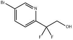 2-Pyridineethanol, 5-bromo-β,β-difluoro- Struktur