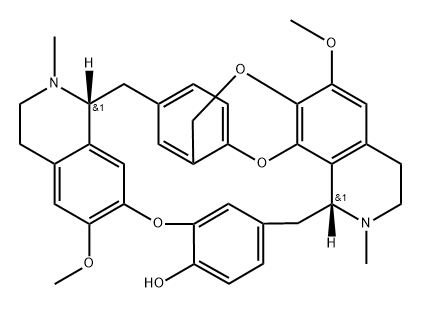 1H-23,20-(Epoxymethano)-11,13:18,21-dietheno-5,9-metheno-14H-pyrido[3',2':14,15][1,11]dioxacycloeicosino[2,3,4-ij]isoquinolin-8-ol, 2,3,3a,4,15,16,16a,17-octahydro-24,31-dimethoxy-3,16-dimethyl-, (3aR,16aR)- Struktur