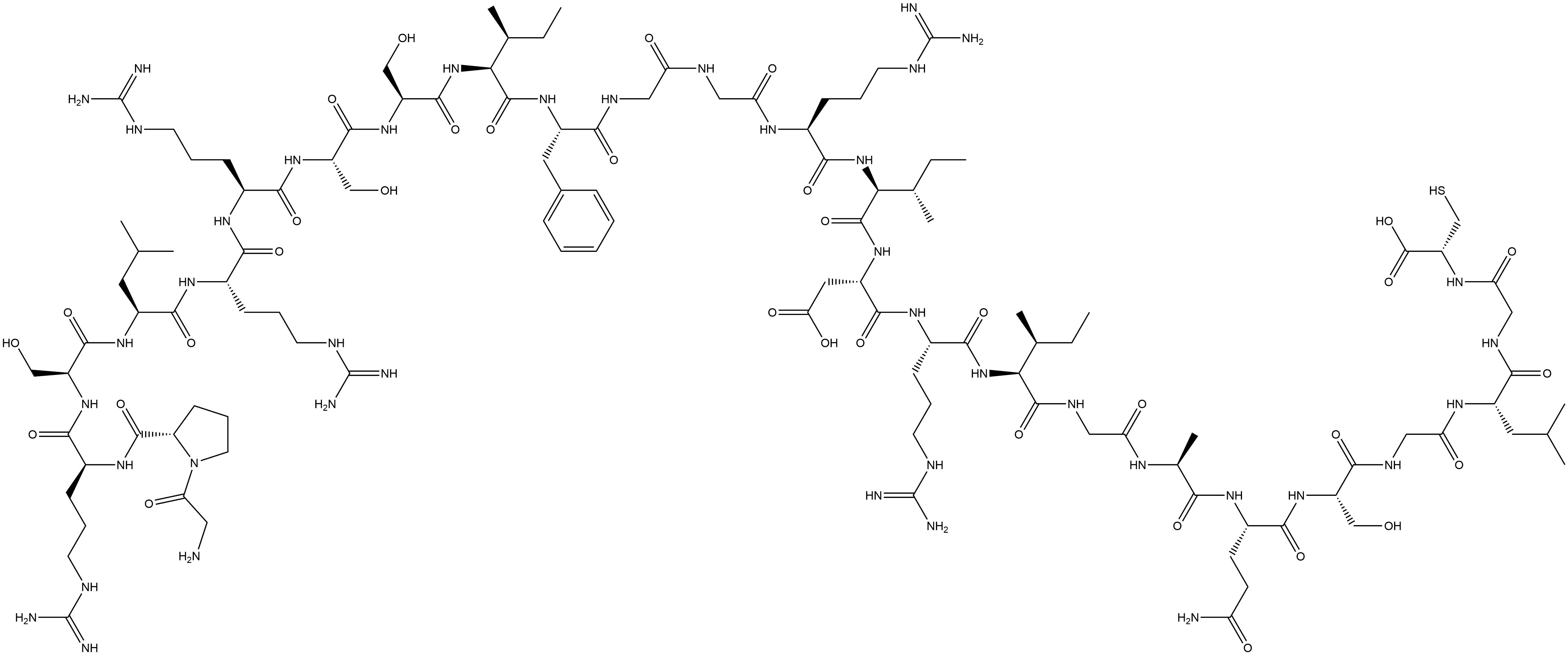 atrial natriuretic factor (3-28) Struktur