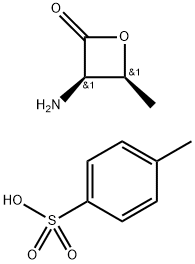 (3R,4S)-3-Amino-4-methyloxetan-2-one 4-methylbenzenesulfonate Struktur