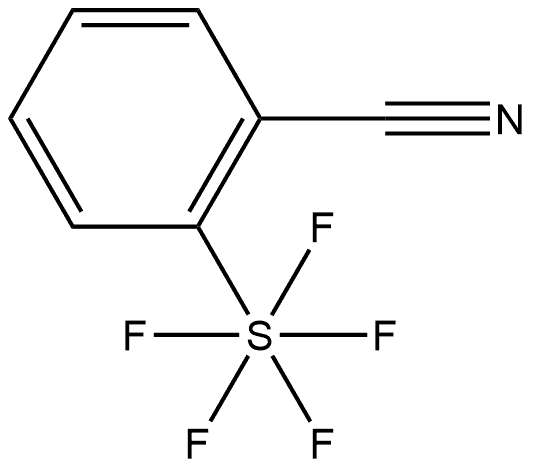 2-(Pentafluorothio)benzonitrile Struktur