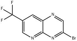 3-bromo-7-(trifluoromethyl)pyrido[2,3-b]pyrazine Struktur