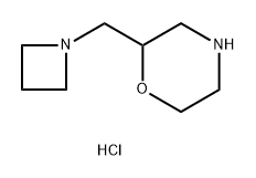 Morpholine, 2-(1-azetidinylmethyl)-,dihydrochloride Struktur