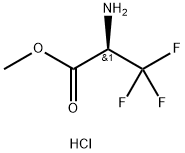 (R)-methyl 2-amino-3,3,3-trifluoropropanoate,HCl Struktur