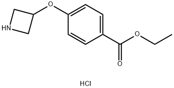 ethyl4-(azetidin-3-yloxy)benzoate hydrochloride Struktur