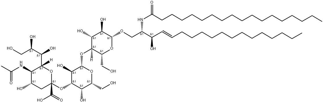 Ganglioside GM3 Struktur