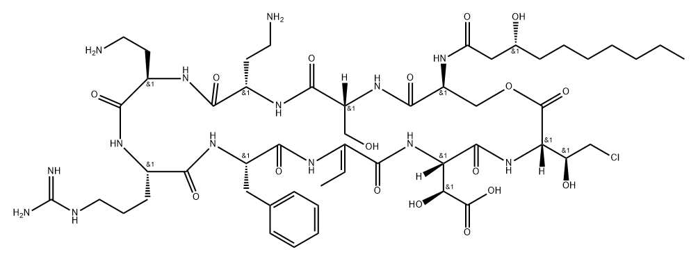 Syringomycin A1 (9CI) Struktur