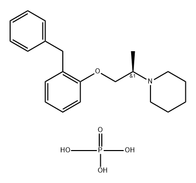 (+)-(R)-Benproperinium dihydrogen phosphate Struktur