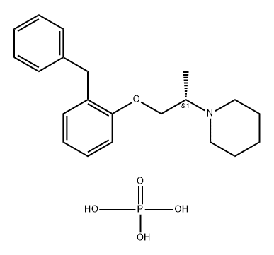 (-)-(S)-Benproperinium dihydrogen phosphate Struktur