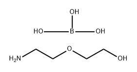 Boric acid (H3bo3), compd. with 2-(2-aminoethoxy)ethanol (1:1) Struktur