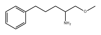 Benzenebutanamine, α-(methoxymethyl)- Struktur