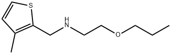 2-propoxy-N-((3-methylthiophen-2-yl)methyl)ethan-1-amine Struktur