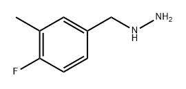 (4-fluoro-3-methylphenyl)methyl]hydrazine Struktur