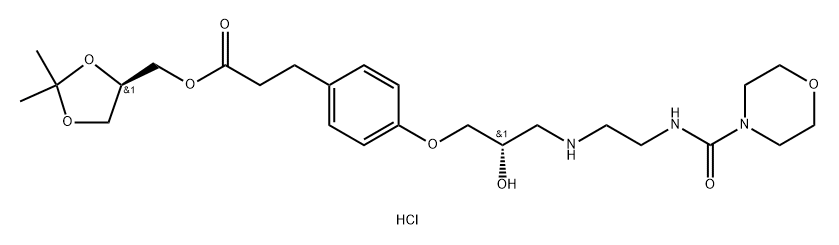 Landiolol Hydrochloride EnantiomerⅢ（Benzenepropanoic acid, Struktur