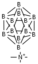 Dodecahydrododecaborate,Et3NH+salt Struktur