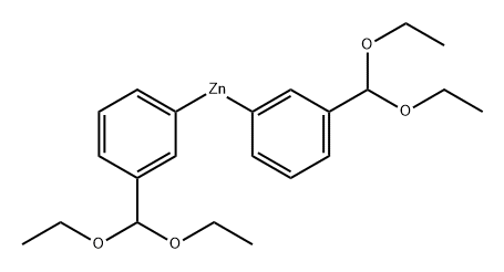 Zinc, bis[3-(diethoxymethyl)phenyl]- Struktur