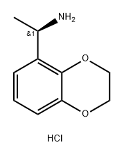 1,4-Benzodioxin-5-methanamine, 2,3-dihydro-α-methyl-, hydrochloride (1:1), (αR)- Struktur