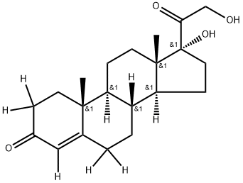 11-Deoxycortisol-[D5] Struktur