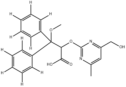 4-Hydroxymethylambrisentan-[d10] Struktur