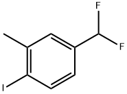 4-(Difluoromethyl)-1-iodo-2-methylbenzene Struktur