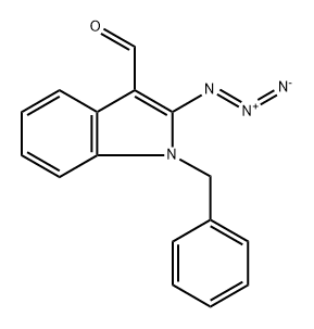 2-Azido-1-(phenylmethyl)-1H-indole-3-carboxaldehyde