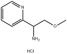 2-methoxy-1-(pyridin-2-yl)ethan-1-amine hydrochloride Struktur