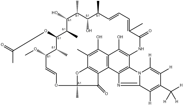 Rifaximin-d6 Struktur