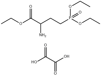 (D,L)-(±)-2-Amino-4-(diethylphosphono)butanoic acid ethyl ester Struktur